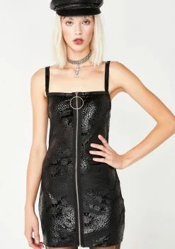 Elsie & Fred Sadie Snake Print Mini Dress Dresses