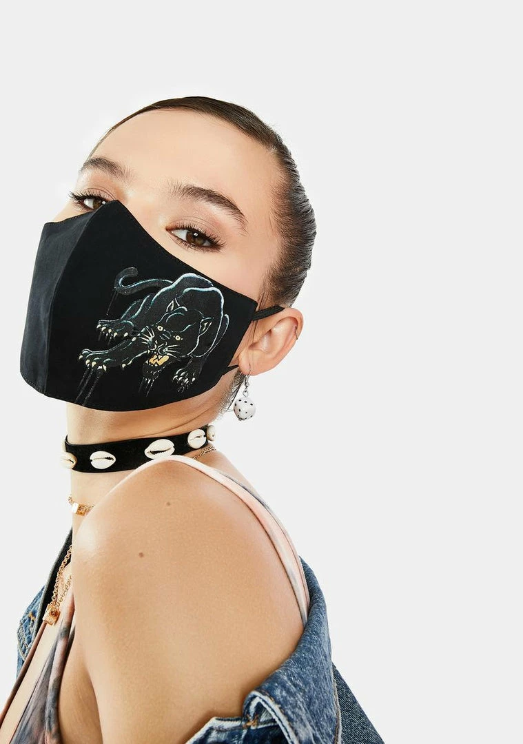 Wholesale 👍 Ed Hardy Crouching Panther Face Mask 🌟 3 Ed Hardy Crouching Panther Face Mask