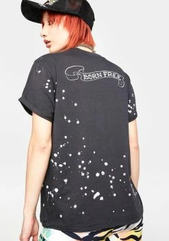 Wholesale π Ed Hardy Tiger Head Bleached Graphic Tee Graphic T-Shirt π 9 Ed Hardy Tiger Head Bleached Graphic Tee Graphic T-Shirt