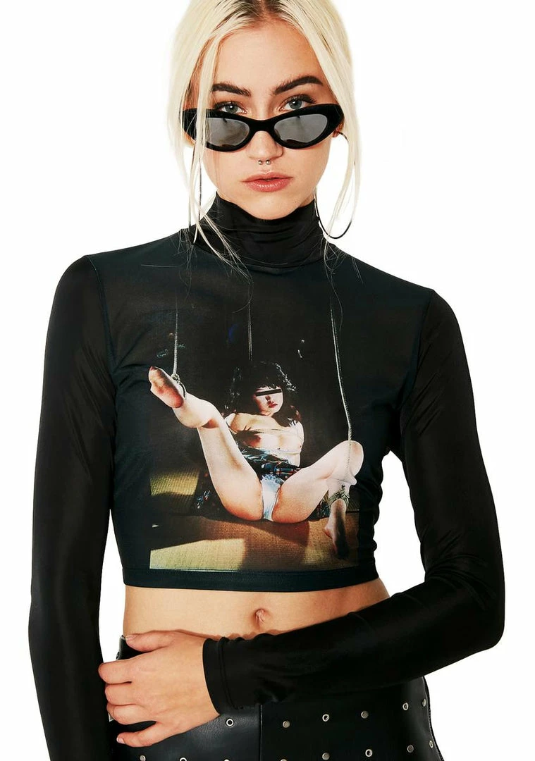 Hot Sale π₯° DAMAGE Shibari Girl Transparent Top Tops π 3 DAMAGE Shibari Girl Transparent Top Tops