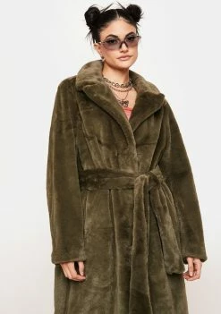Noize Outerwear Jolene Faux Fur Coat
