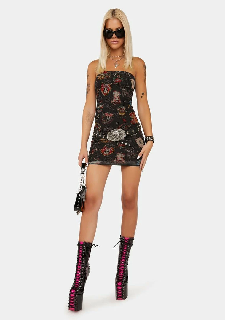 Cheap 🔥 Ed Hardy Club 👗 Dresses Flashboard Tube Mini 👗 Dress 😍 5 Ed Hardy Club Dresses Flashboard Tube Mini Dress