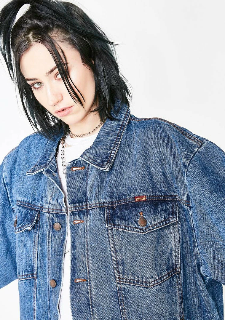 Discount ๐ Elsie & Fred Outerwear City Of Gods Denim Jacket ๐ 5 Elsie & Fred Outerwear City Of Gods Denim Jacket