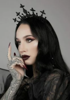 Unholy Hair Accessories Empress Of The Dark Cross Headband