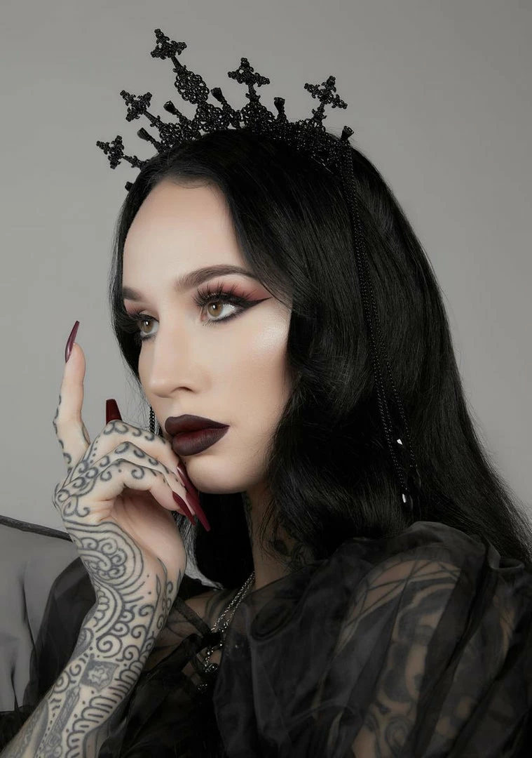 Brand new ๐ Unholy Hair Accessories Empress Of The Dark Cross Headband โจ 3 Unholy Hair Accessories Empress Of The Dark Cross Headband