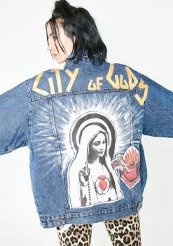 Elsie & Fred Outerwear City Of Gods Denim Jacket