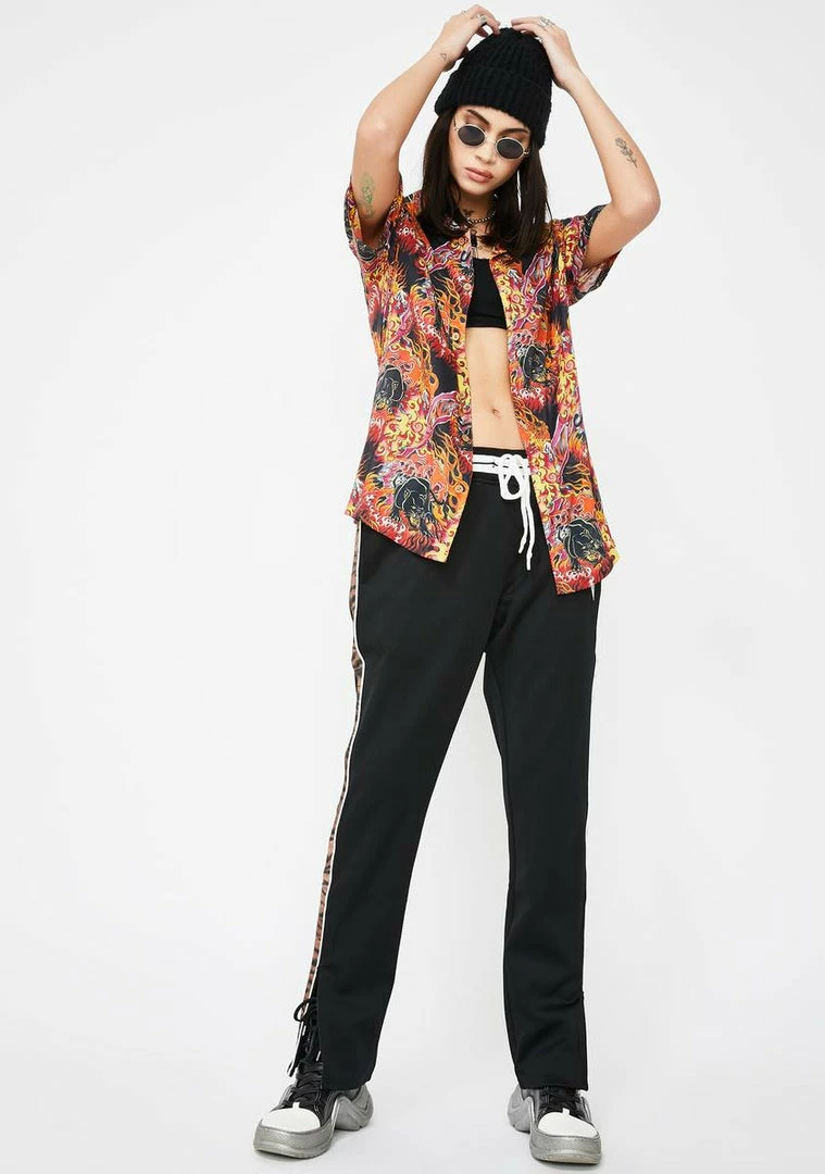 Wholesale β Ed Hardy Fire Panther Button Up π Shirt π― 5 Ed Hardy Fire Panther Button Up Shirt