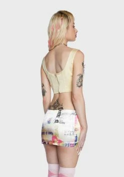 Outlet ๐งจ Elsie & Fred Renaissance Cherub Print Satin Corset Top ๐ฅฐ 11 Elsie & Fred Renaissance Cherub Print Satin Corset Top