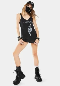 Cheapest 🎁 Ed Hardy Tops Black Skull Tank Top 😉 8 Ed Hardy Tops Black Skull Tank Top