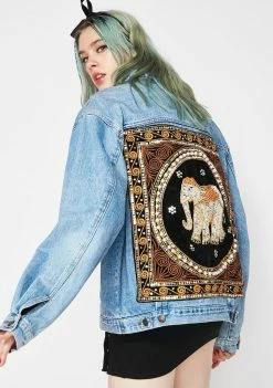 Elsie & Fred Boho Baddie Embroidered Jacket Outerwear