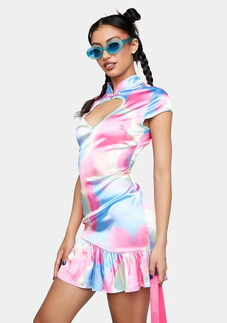 Wholesale ๐ฅฐ Elsie & Fred Club ๐ Dresses Amour Satin Heart Cut-Out Mini ๐ Dress ๐ 4 Elsie & Fred Club Dresses Amour Satin Heart Cut-Out Mini Dress