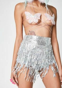 Elsie & Fred Silver La Bamba Hot Pants