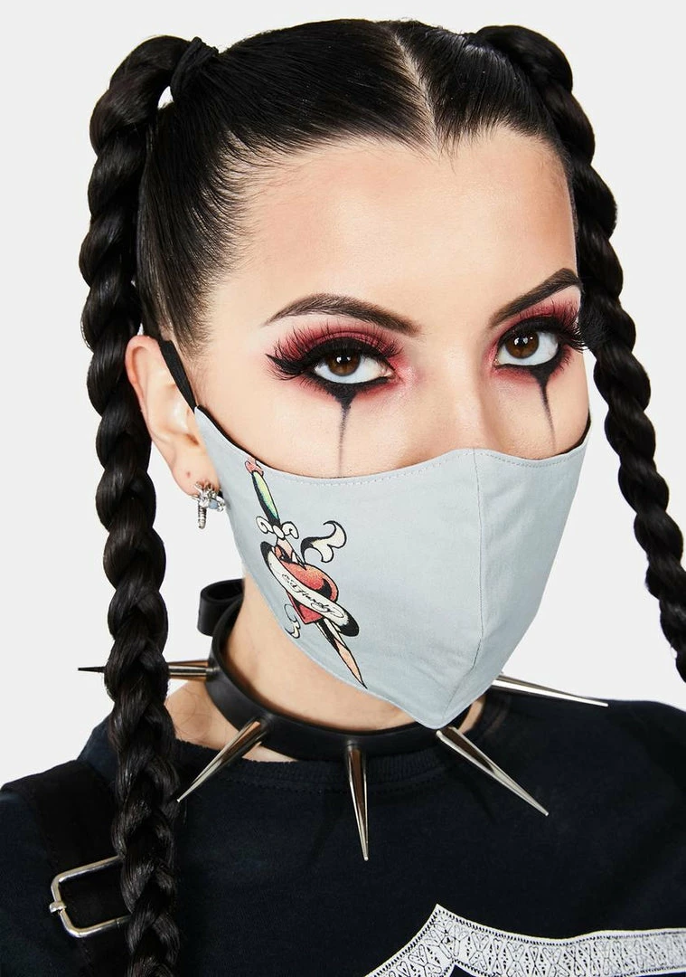 Top 10 🌟 Ed Hardy Heart And Dagger Face Mask Face Masks 😉 4 Ed Hardy Heart And Dagger Face Mask Face Masks