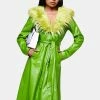 Cheap ๐ฏ Elsie & Fred Green Nadia Faux Fur Trench ๐งฅ Coat Outerwear ๐ 2 Elsie & Fred Green Nadia Faux Fur Trench Coat Outerwear