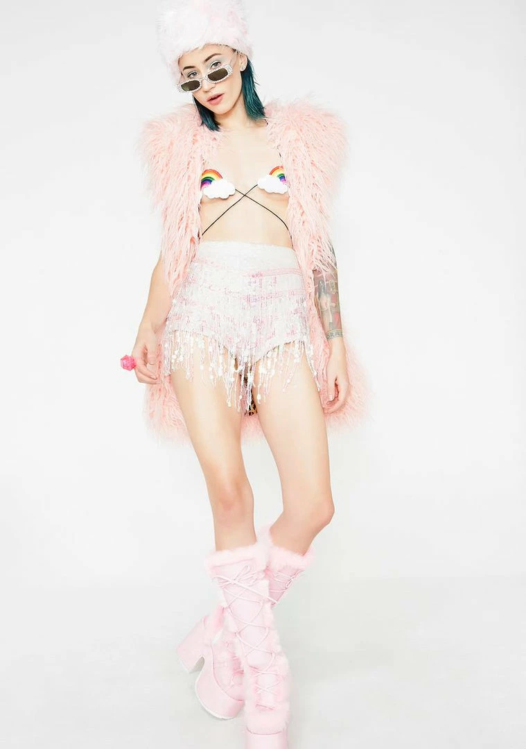 Budget π Elsie & Fred Iridescent La Bamba Hot Pants Bottoms π 7 Elsie & Fred Iridescent La Bamba Hot Pants Bottoms