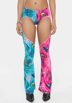 DAMAGE Heart Flare Pants