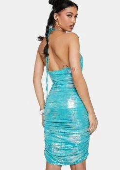 Best Sale โญ Elsie & Fred I Got You Babe Ruched Lame Mini ๐ Dress Club ๐ Dresses โ๏ธ 9 Elsie & Fred I Got You Babe Ruched Lame Mini Dress Club Dresses