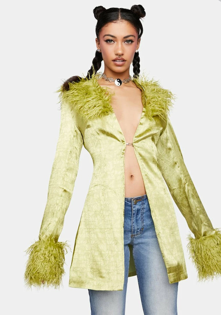 Best reviews of ๐ Elsie & Fred Marla Sateen Faux Fur Collar And Cuffs Jacket Faux Fur Jacket ๐ 2 Elsie & Fred Marla Sateen Faux Fur Collar And Cuffs Jacket Faux Fur Jacket