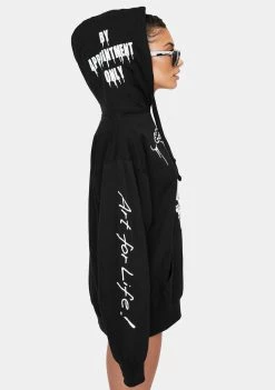 Ed Hardy Tops Dagger Skull Hoodie