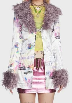 Elsie & Fred Renaissance Cherub Satin Marla Jacket