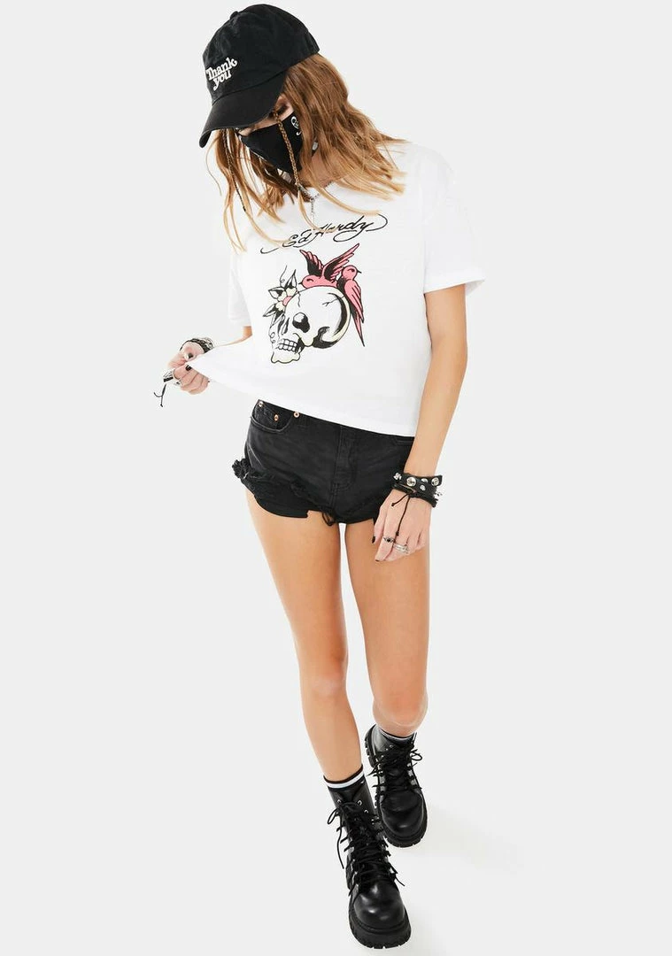 New ๐ฅ Ed Hardy Skull Sparrow Graphic Tee ๐ 5 Ed Hardy Skull Sparrow Graphic Tee