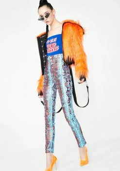 Elsie & Fred Alexis PVC High Waist Pants