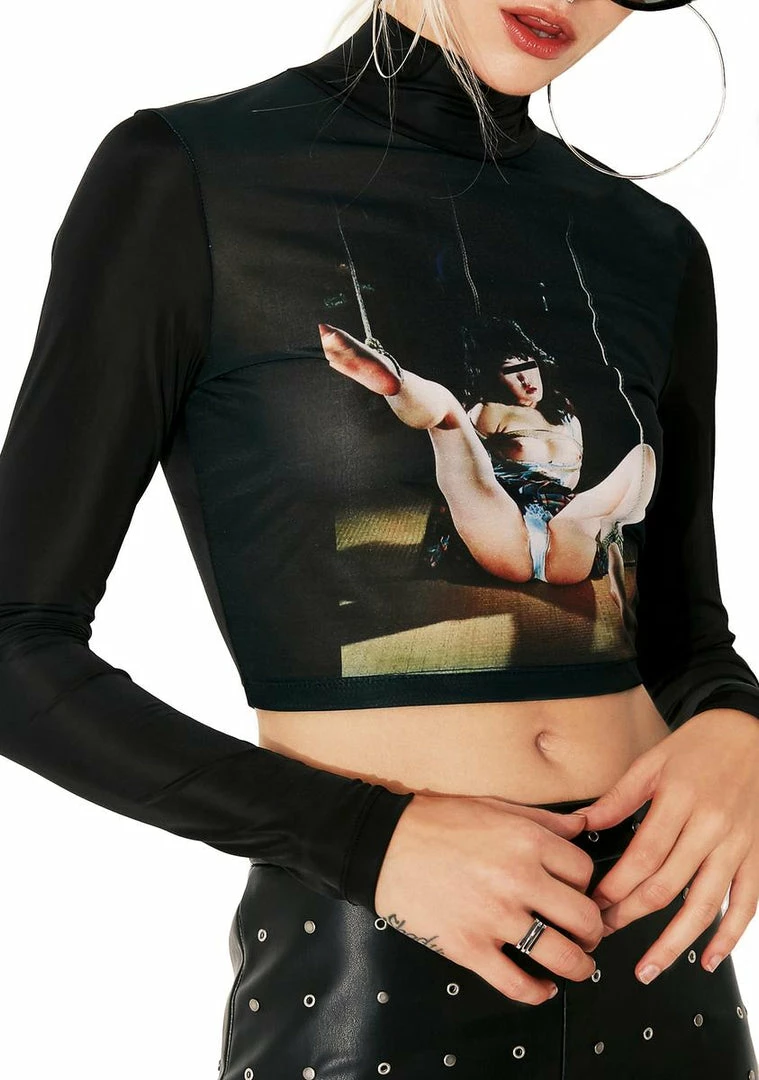 Hot Sale π₯° DAMAGE Shibari Girl Transparent Top Tops π 4 DAMAGE Shibari Girl Transparent Top Tops