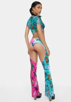 Brand new 🤩 DAMAGE Heart Flare Pants 😉 9 DAMAGE Heart Flare Pants