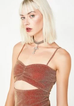 Best Pirce β Elsie & Fred π Dresses Rita Lurex Cutout Mini π Dress π 9 Elsie & Fred Dresses Rita Lurex Cutout Mini Dress