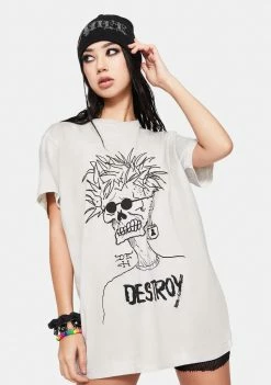 Ed Hardy Punk Skull Graphic Tee