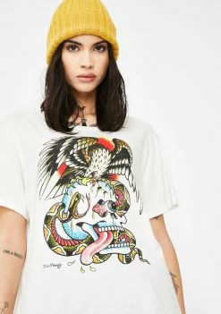 Cheap π― Ed Hardy Tops Battle Skull Washed Graphic Tee β€οΈ 11 Ed Hardy Tops Battle Skull Washed Graphic Tee