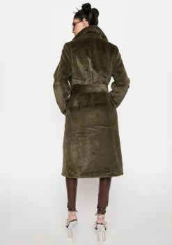 Noize Outerwear Jolene Faux Fur Coat